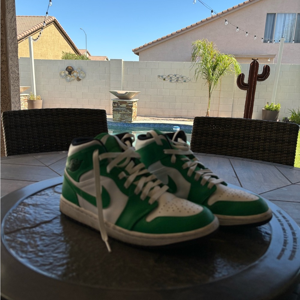 Women’s Green Nike Air Jordan’s